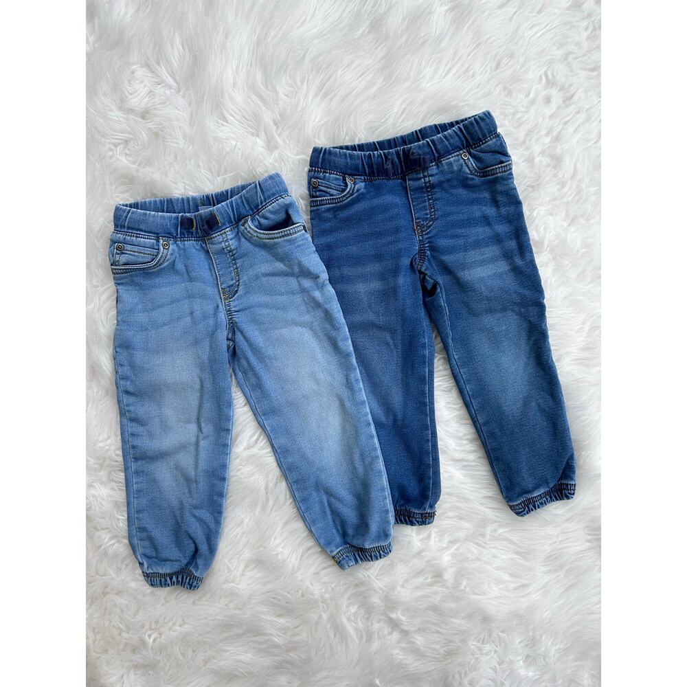 Carter’s Toddler Denim Jean Joggers Bundle of 2 - 3T